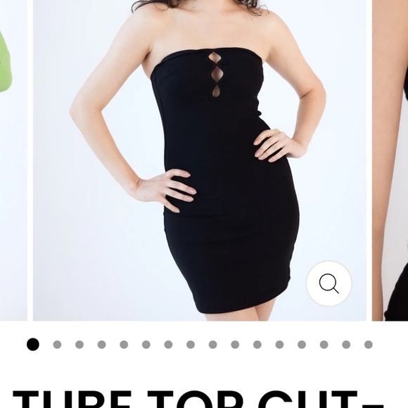 Tube Top Cut-Out Dress - Picture 4 of 4